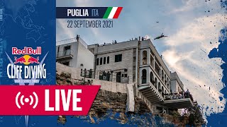 REPLAY  Puglia ITA  Red Bull Cliff Diving World Series 2021 [upl. by Eittam]