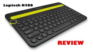 Logitech Bluetooth Multi Device Keyboard K480 Review [upl. by Ahscrop]