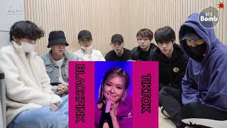 Bts reaction to BLACKPINK  TIKTOK edits part3 [upl. by Notyep]