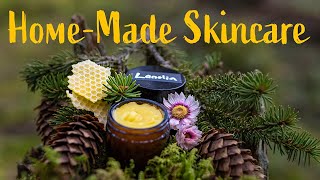 How to Make a Natural Beeswax and Lanolin Salve [upl. by Ronyar]