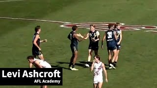 Levi Ashcroft  AFL Academy Game 1 [upl. by Carlynn]