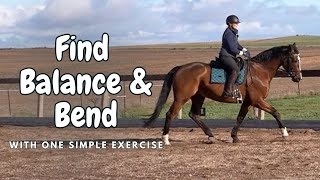 A Horse Riding Lesson To Help Your Horse With Balance [upl. by Swisher]