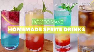 SPRITE HOMEMADE DRINKS  10 EASY MADE [upl. by Loring]