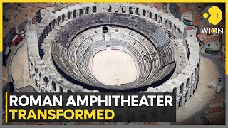 Ancient Roman Amphitheater Transformed into Modern Cultural Hub  World News [upl. by Maury]