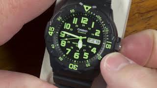 Casio Budget quotDiver Stylequot Watch MRW200H In Depth Review [upl. by Delphine911]