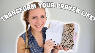 HOW TO START or deepen YOUR PRAYER JOURNAL LIFE my prayer notebook set up amp powerful tips [upl. by Kolosick]