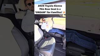 The Refreshed 2025 Toyota Sienna has the BEST LimoLike Rear Seats [upl. by Truk666]