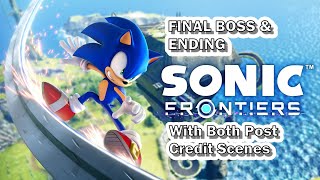 Sonic Frontiers Final Boss amp Ending [upl. by Nnyw]