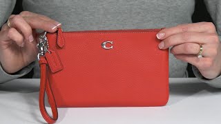 COACH Small Wristlet SKU 9008277 [upl. by Kathryn]