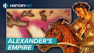 A Timeline Map of Alexander the Greats Empire [upl. by Mag104]