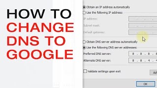 🔴 How to change DNS to Google [upl. by Nolie]