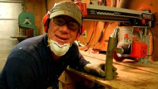 How to Use a Radial Arm Saw to Hand Cope Sticks [upl. by Sloane283]