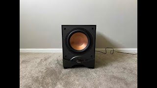 Klipsch RW10 Reference Series Home Theater Powered Active Subwoofer [upl. by Birkett767]