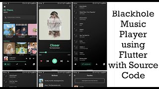 BlackHole Music Player with Source Code in Flutter [upl. by Mackoff]