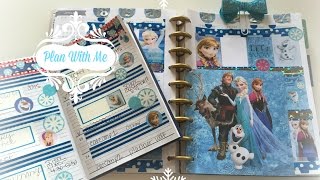 Plan With Me  The Happy Planner amp Dollar Tree  Frozen Theme [upl. by Phia]