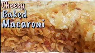 How to Make Baked Macaroni  Cheesy Baked Macaroni Recipe [upl. by Binnings]