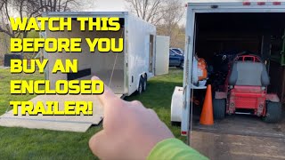 My New Enclosed Trailer VS My Old One [upl. by Orhtej]