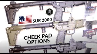 KEL TEC SUB 2000 Cheek Pad Options for MCARBO SUB 2000 Bolt Tube Covers Explained [upl. by Ellesig]