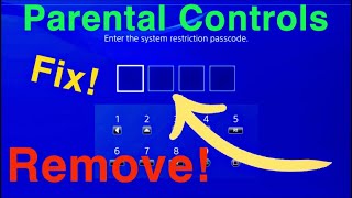 PS4 How to Find the Passcode and REMOVE Parental Controls  Family management [upl. by Ydal]