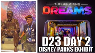 D23 Expo DAY 2 HIGHLIGHTS  Disney Parks Exhibit  Meeting Ridley Pearson [upl. by Madelyn616]