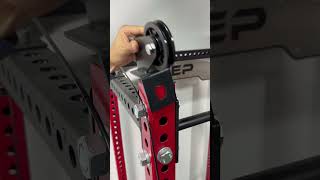 Power Rack Trolley System DIY Cable Machine Smith Machine homegym [upl. by Enatan]