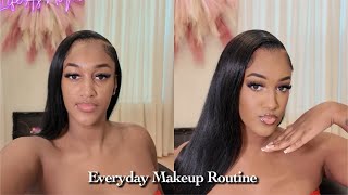 My Everyday “NATURAL SOFT GLAM” MAKEUP ROUTINE For Brown Skin WOC Beginner Friendly Step By Step [upl. by Cowley]