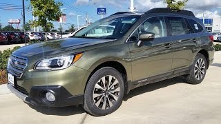 2017 Subaru Outback 25i Limited Start Up Full Review [upl. by Aramoj]