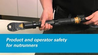 Atlas Copco  Product and Operator Safety for Nutrunners [upl. by Miriam520]