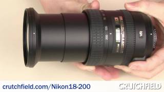 Nikon AFS DX 18200mm f3556G ED VR II Zoom Lens  Crutchfield Video [upl. by Jud]