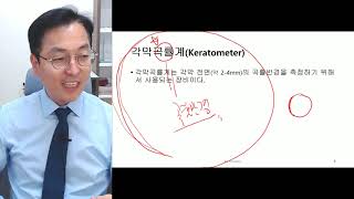 각막곡률계keratometer의 측정 및 활용 1 [upl. by Bittner]