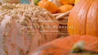 How to cook a Pumpkin and make Pumpkin Puree [upl. by Liamaj592]