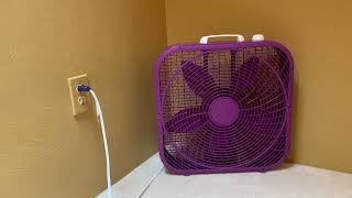 20” Lasko Cool Colors Purple Box Fan [upl. by Bander]