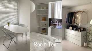 Room Tour 편집샵처럼 보는 재미가 있는 13평 투룸 룸투어🏠 화이트 미니멀 인테리어🤍 [upl. by Niriam]