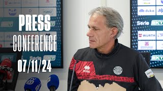 Conferenza stampa di presentazione di Mister Zaffaroni 🎙⚪🔴 [upl. by Anaek]