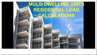 THE MULTI DWELLING UNITS RESIDENTIAL LOAD CALCULATIONS  The FILIPINO ENGR quotTAGLISHquot EXPLANATION [upl. by Chipman]