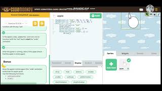 CodeMonkeySprite Animation All bonus solution [upl. by Bora870]