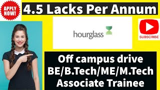 Hourglass Research off campus 2021  BEBTechBCAMCA  freshers job Apply Noww [upl. by Bergquist]