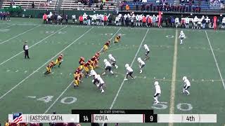 O’Dea’s Giuliano Banchero’s 3A Semifinal Winning Touchdown vs Eastside Catholic [upl. by Nnyled]