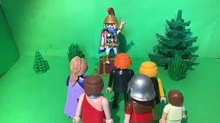 The Story of Gaius Mucius Scaevola English Playmobil Stop Motion History Studios [upl. by Einnos810]