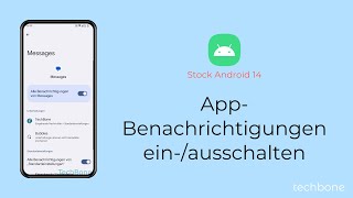 AppBenachrichtigungen einschalten oder ausschalten Android 14 [upl. by Ykcaj274]