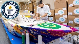 Largest LEGO® ship  Guinness World Records [upl. by Patman]