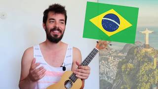 Play this Style BOSSA NOVA ukulele tutorial part1 [upl. by Longmire446]