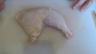 How to Debone Chicken Leg and Thigh [upl. by Hervey]