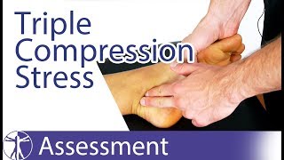 Triple Compression Stress Test  Tarsal Tunnel Syndrome [upl. by Dalston44]