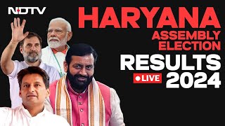 Haryana Election Results 2024 LIVE  Haryana Assembly Election Results  Haryana Assembly Polls [upl. by Mita468]