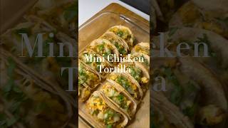 Mini Chicken Tortilla chickenrecipe tortillasandwich easyrecipe quickrecipe [upl. by Rehpitsirhc922]