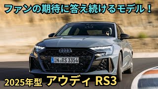 アウディ RS3 【解説】 優れた安定性と高いコーナリング性能！ [upl. by Laurence]