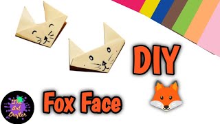 How To Make Origami Fox Face 🦊  Craft Tutorial  Easy Craft Ideas 💡  The Art Crafter [upl. by Urd272]