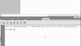 How to Save Data Using ActionScript [upl. by Schwartz]