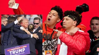 Jackson Mahomes Backs Trump After PA Attack [upl. by Atikihc122]